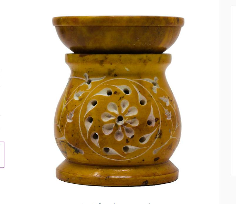 Carved Tree Branch Essential Oil Diffuser - Yellow
