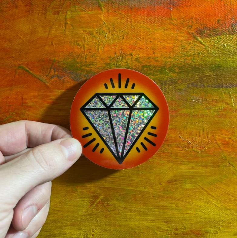 The Local Sticker Shop - Diamond Glitter