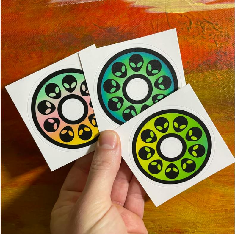 The Local Sticker Shop - Alien Wheelies