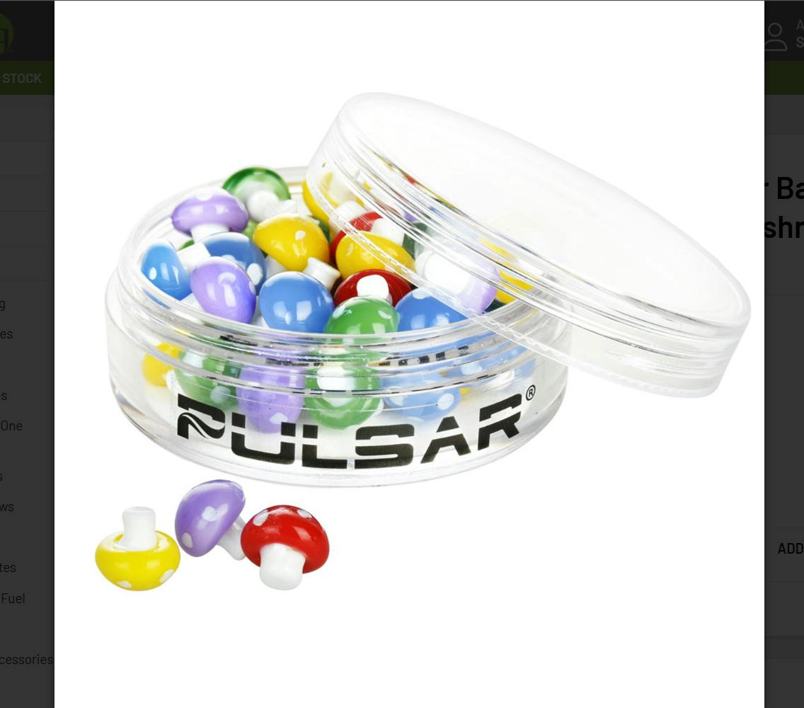 PULSAR - Mushroom Banger Insert Beads