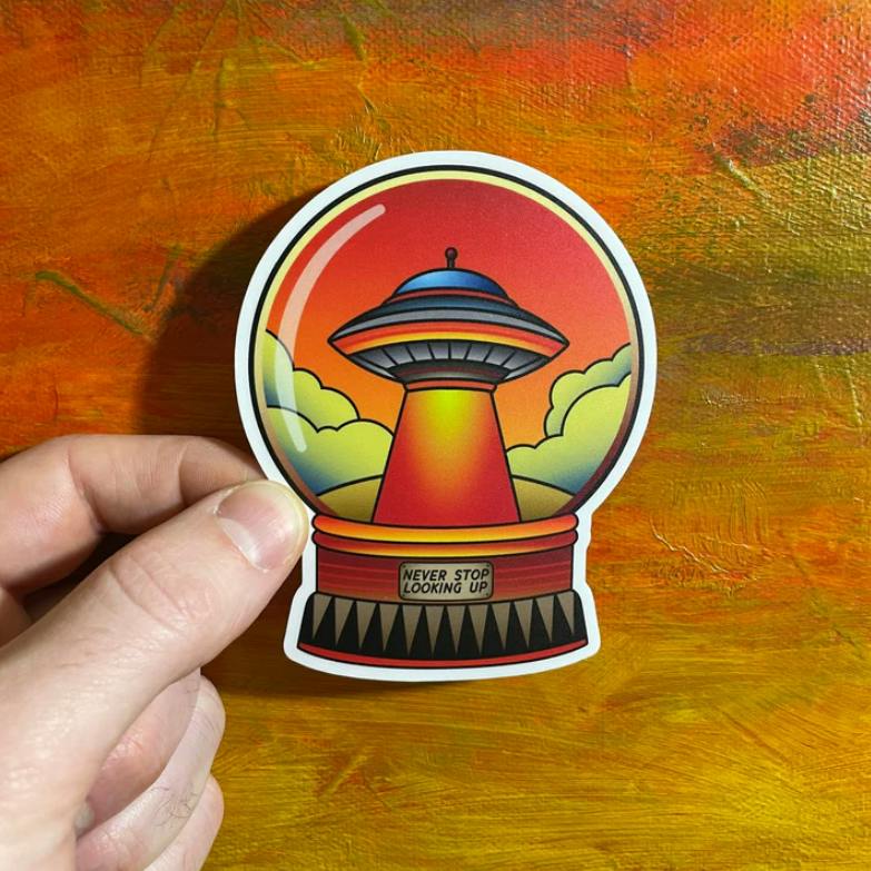 The Local Sticker Shop - Never Stop Looking Up