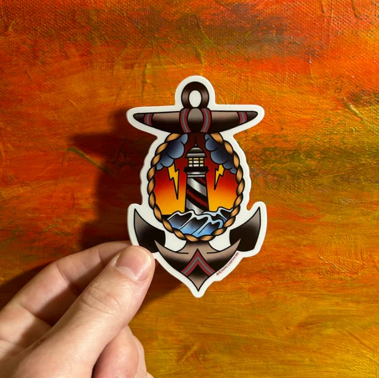 The Local Sticker Shop - Anchor Lighthouse