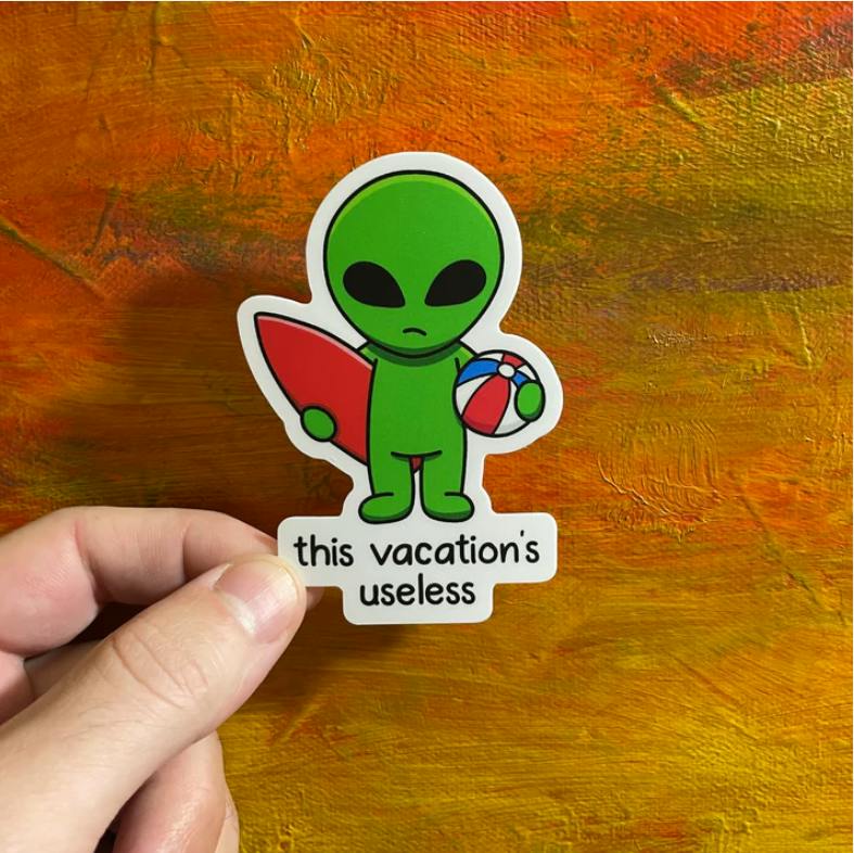 The Local Sticker Shop - This Vacation's Useless