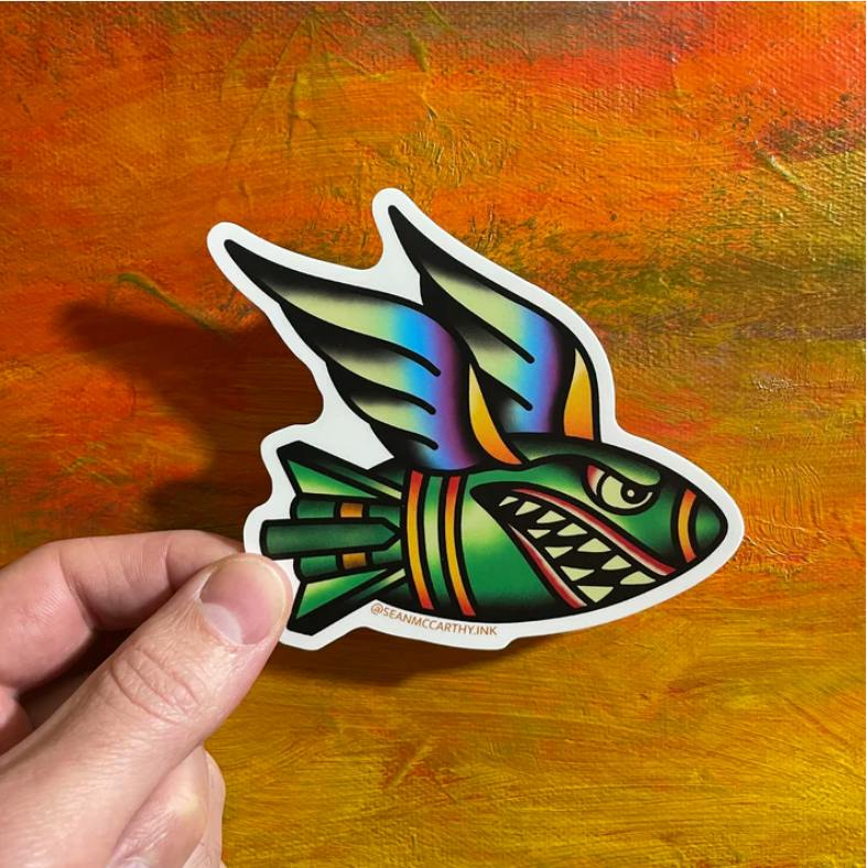 The Local Sticker Shop - Shark Bomb