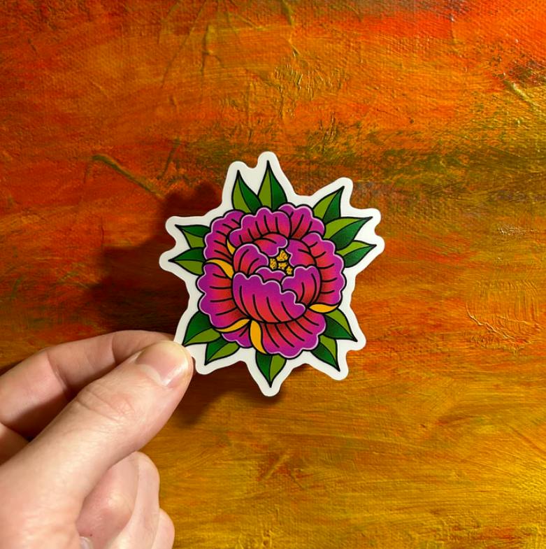 The Local Sticker Shop - Electric Peony