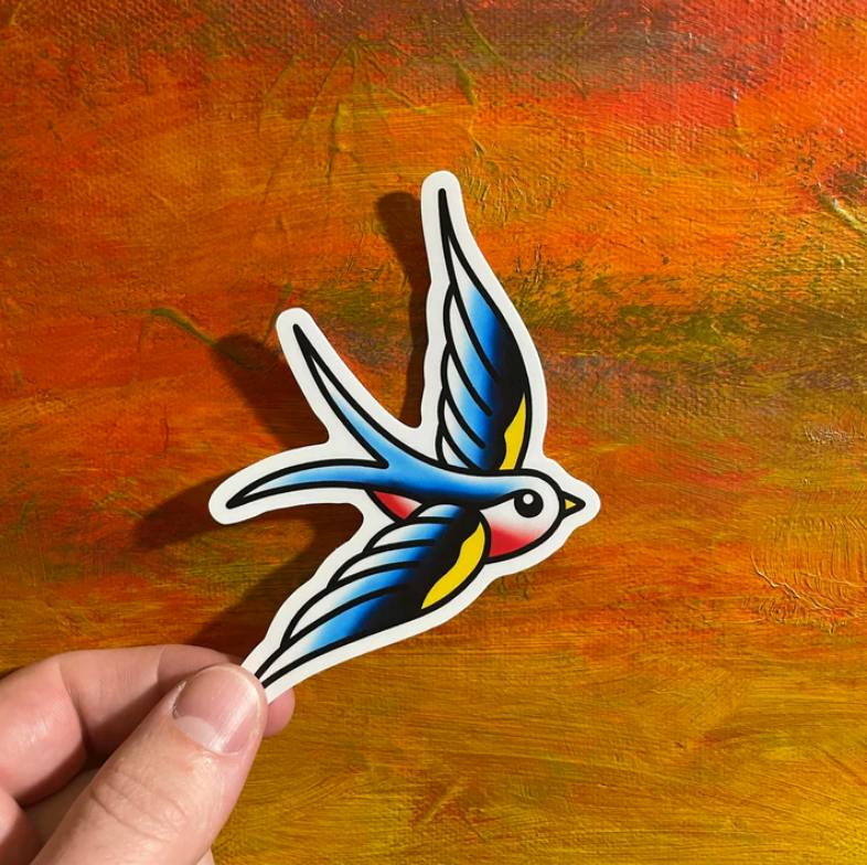 The Local Sticker Shop - Traditional Swallow #1