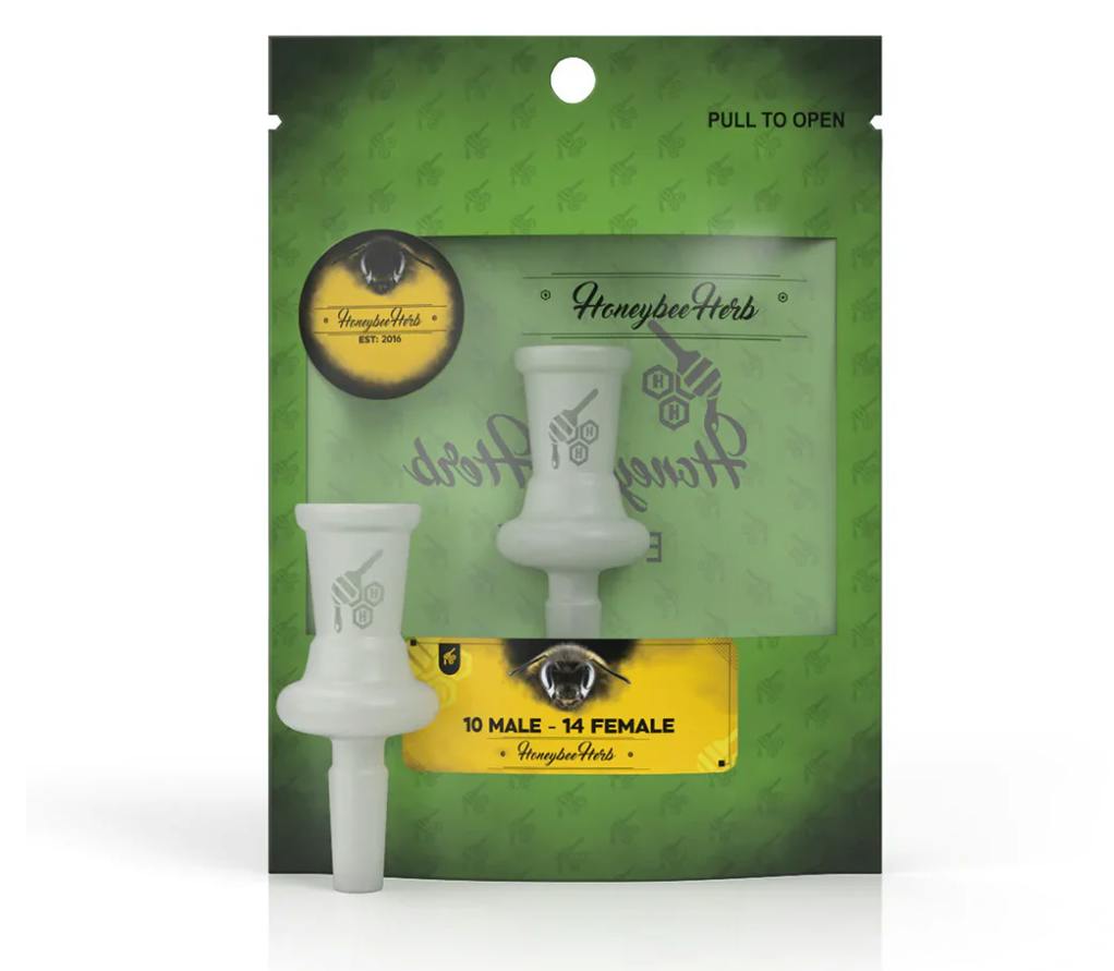HONEYBEE HERB - Glass Converter Adapter - 10mm Male to 14mm Female