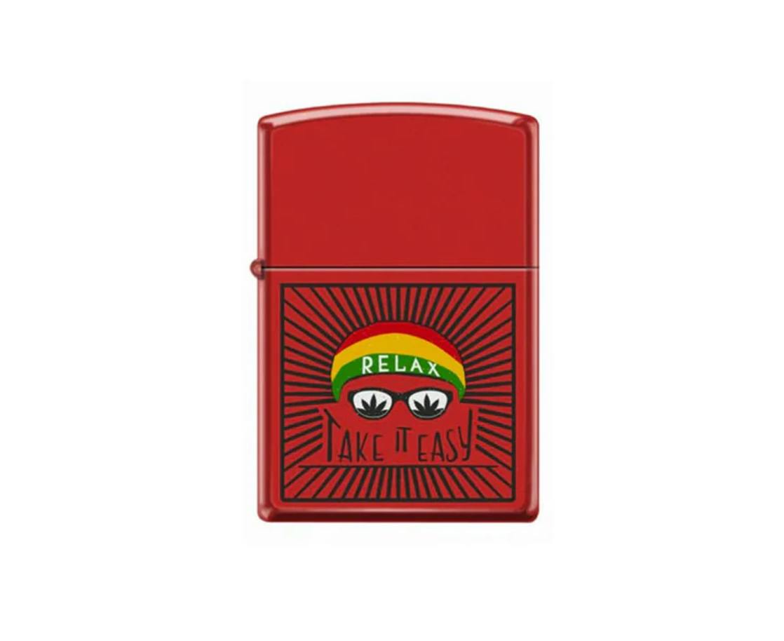 ZIPPO Lighter - Leaf Relax Easy Weed Glasses
