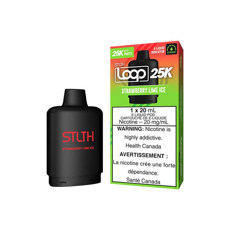 STLTH LOOP 25K Disposable Pod STRAWBERRY LIME ICE