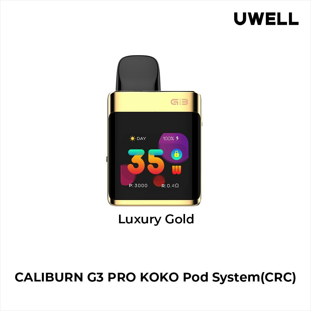 UWELL Caliburn G3 Pro Koko Pod Kit LUXURY GOLD