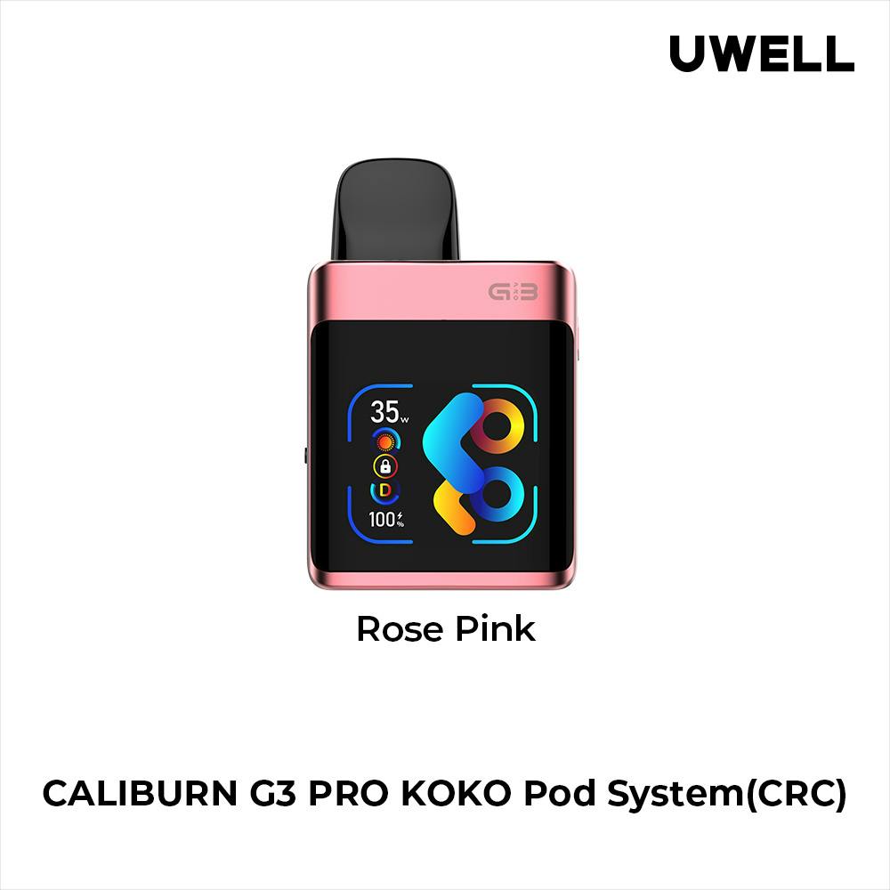 UWELL Caliburn G3 Pro Koko Pod Kit ROSE PINK