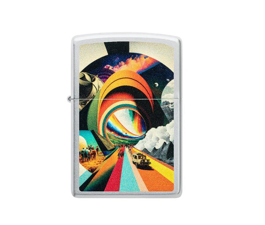 ZIPPO Lighter - Trippy Psychedelic Travel
