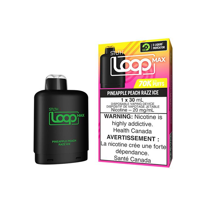 STLTH LOOP MAX - Pod Pack 30ml PINEAPPLE PEACH RAZZ ICE