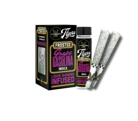 CLAYBOURNE FLYERS Grape Gasolina Diamond Crusted Fort PR3x0.5g