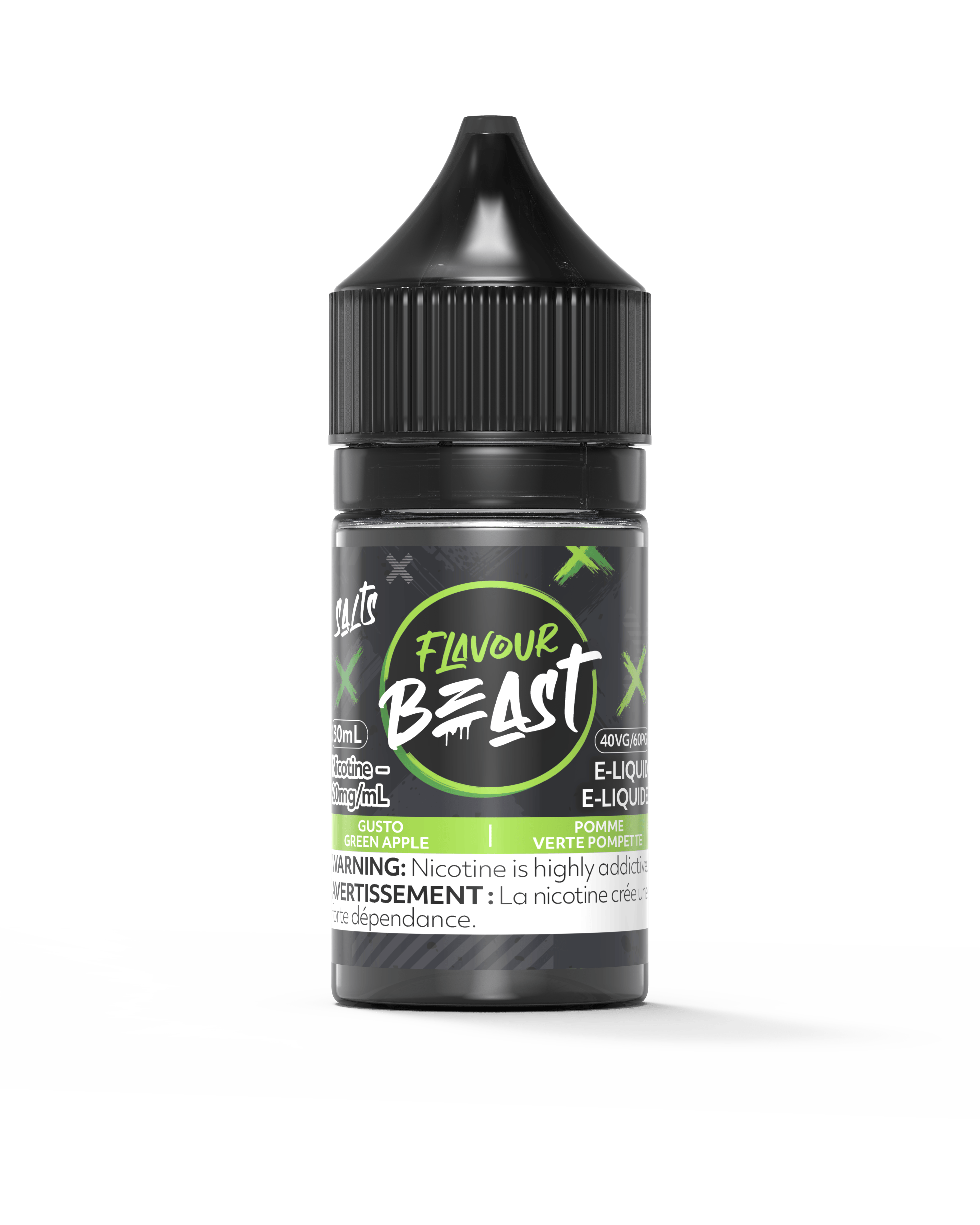 FLAVOUR BEAST (Salt Nic) Juice 30 ml GUSTO GREEN APPLE