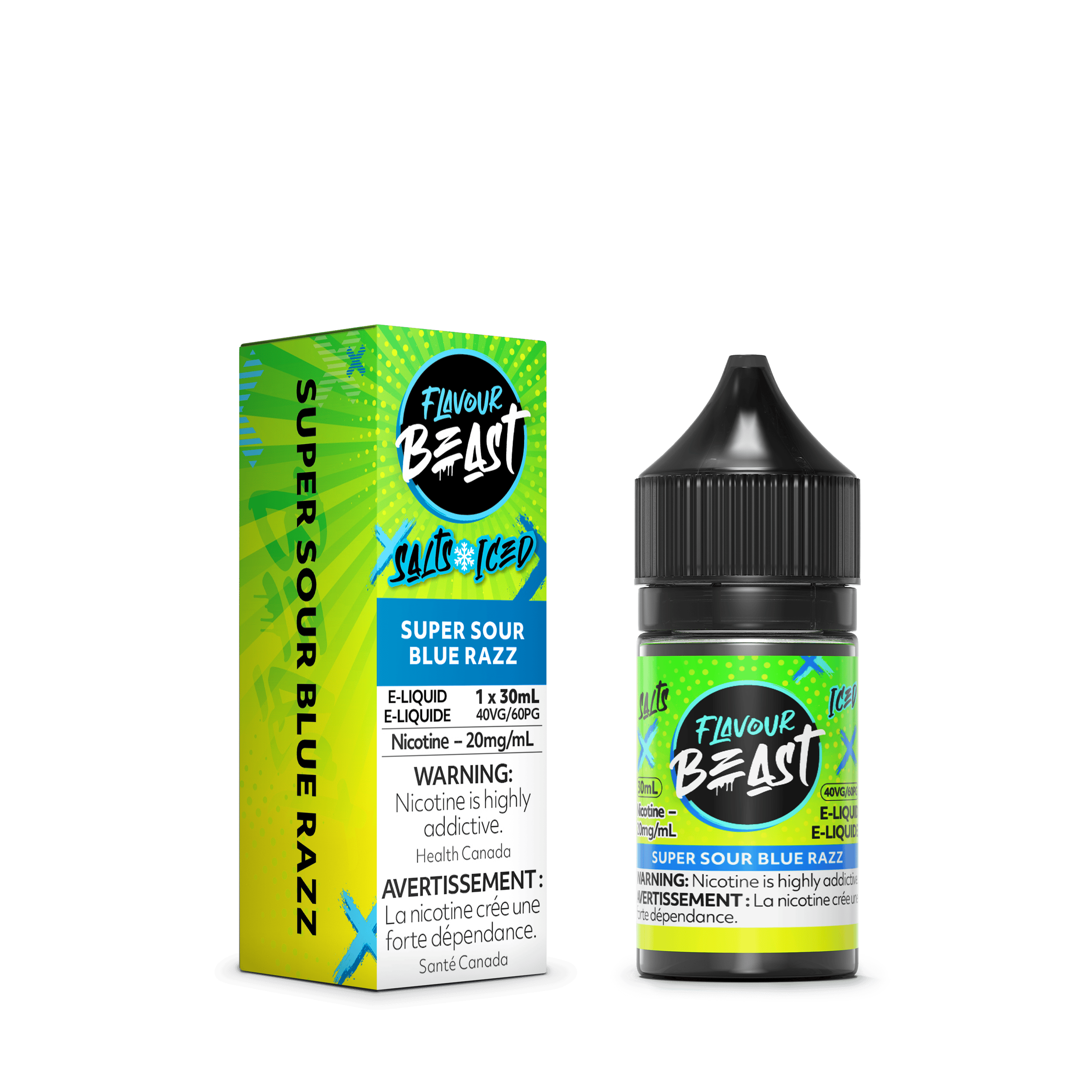 FLAVOUR BEAST (Salt Nic) Juice 30 ml SUPER SOUR BLUE RAZZ