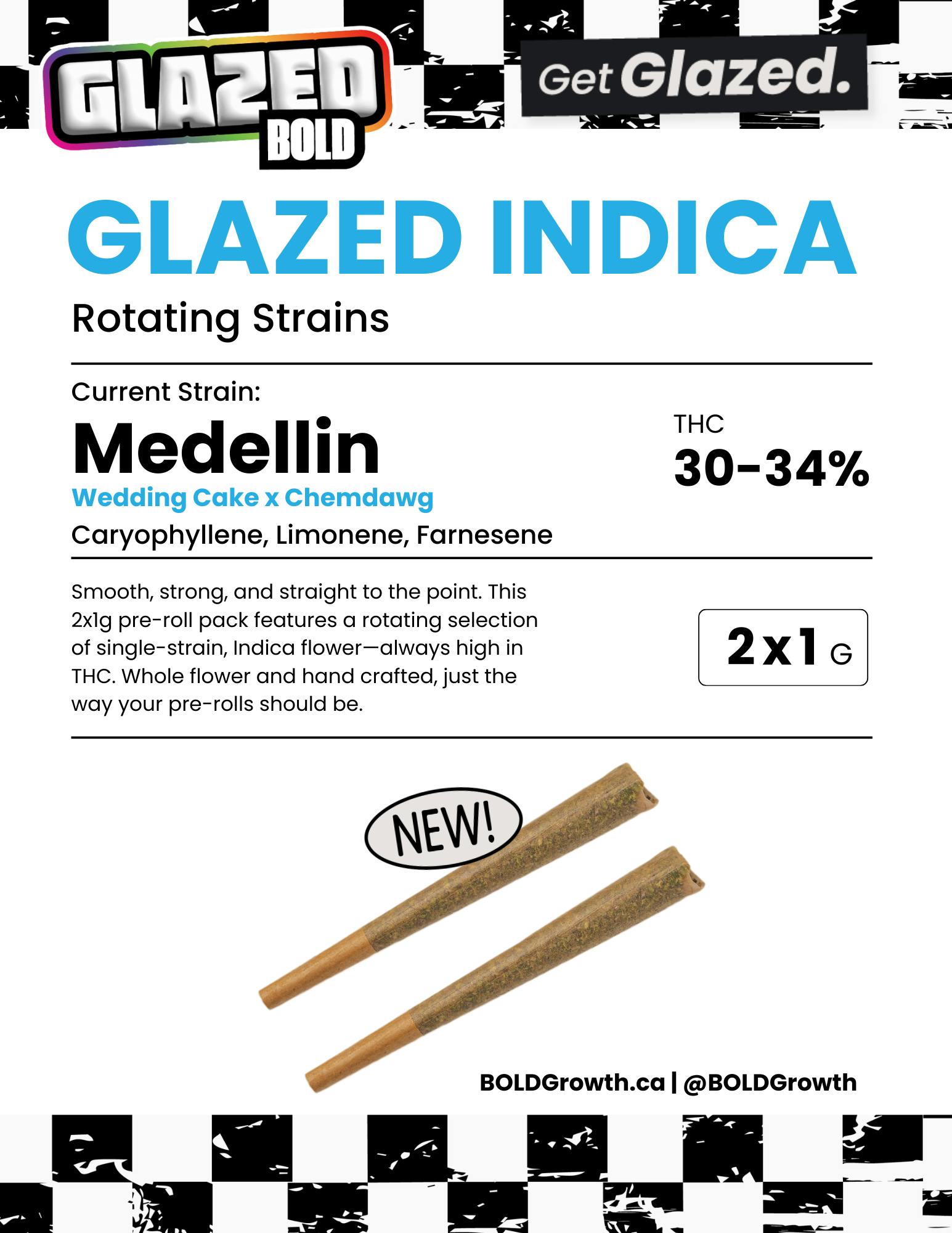 BOLD GLAZED Indica PR2x1g
