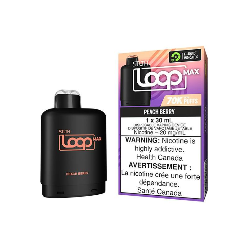 STLTH LOOP MAX - Pod Pack 30ml PEACH BERRY