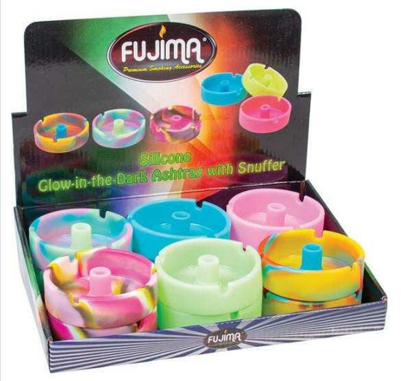 FUJIMA - Glow Silicone Snuffer Ashtray - 3.5"