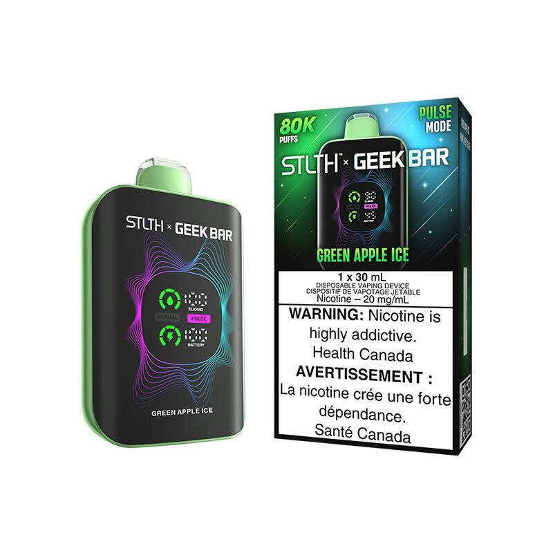 STLTH X GEEK BAR Disposable 80k Puff GREEN APPLE ICE