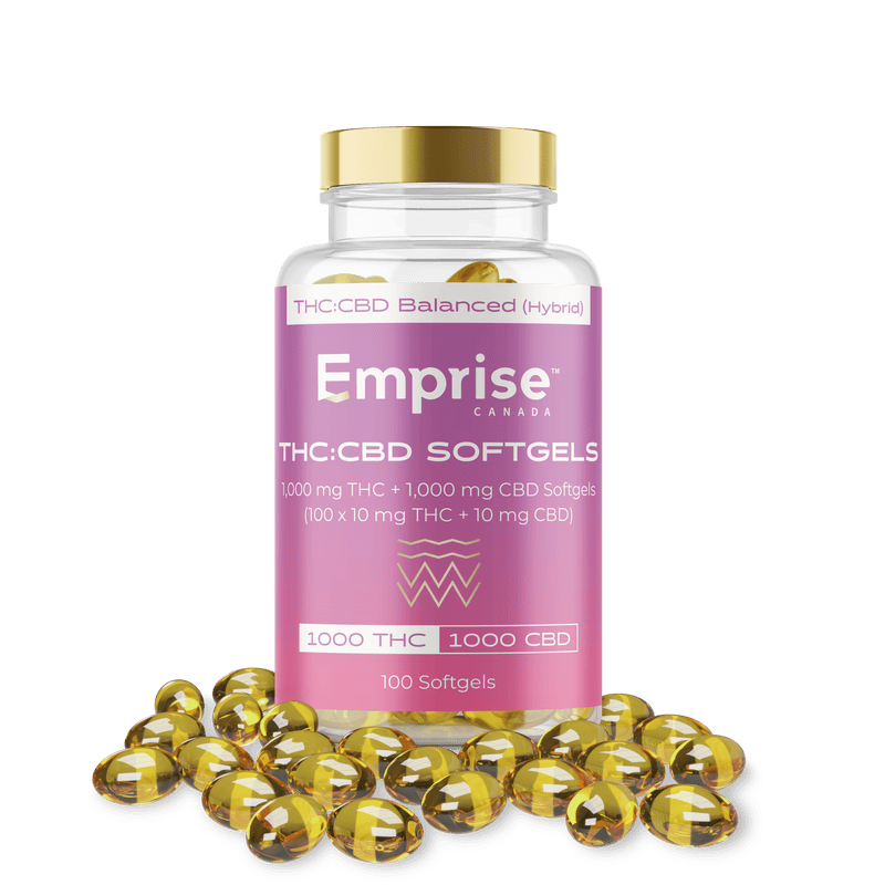 EMPRISE CANADA Softgels - Balanced 10:10 THC:CBD 100X10mg