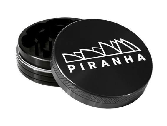 PIRANHA - 2pc Grinder - 3.5" - Black