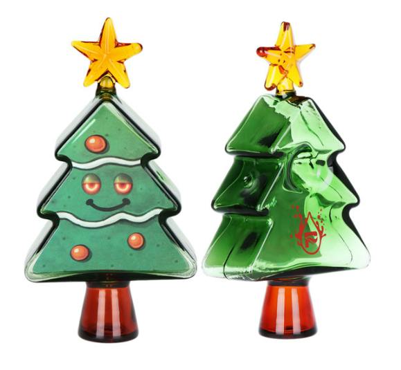 PULSAR - Holiday Party Tree Glass Hand Pipe - 5"