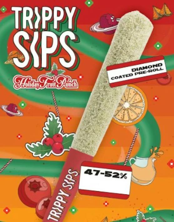 TRIPPY SIPS Holiday Fruit Punch IPR1x1g