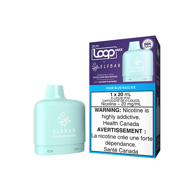 STLTH x ELFBAR - Loop Max Pod Pack 20ml SOUR BLUE RAZZ ICE
