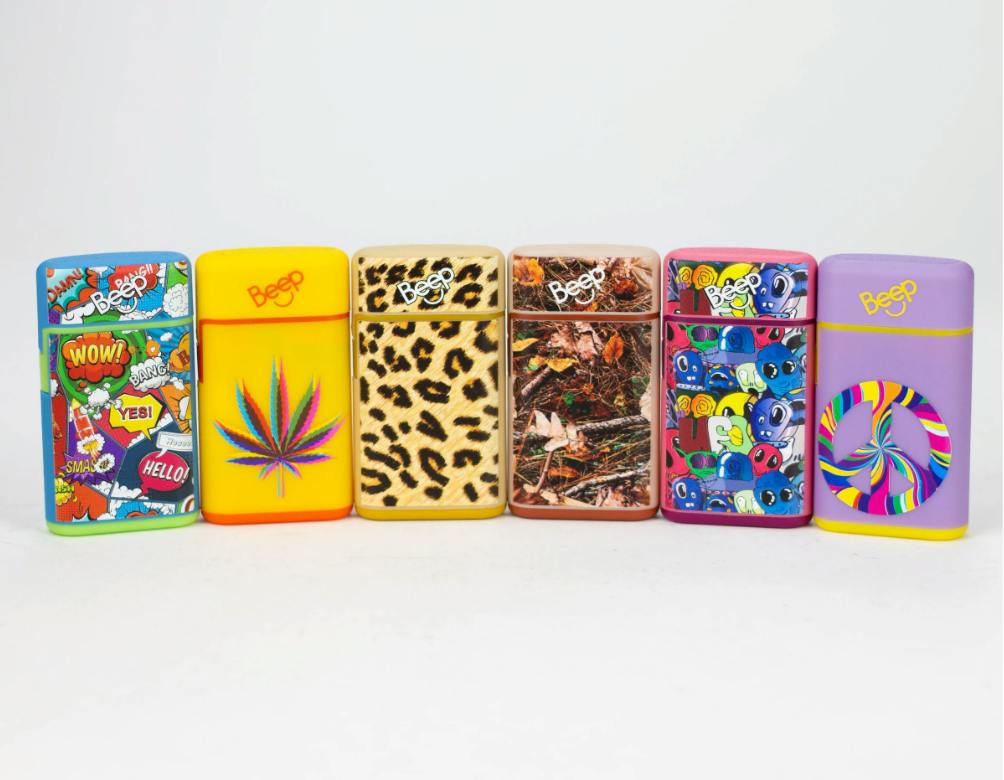 BEEP - Refillable Jet Blue Flame Lighter