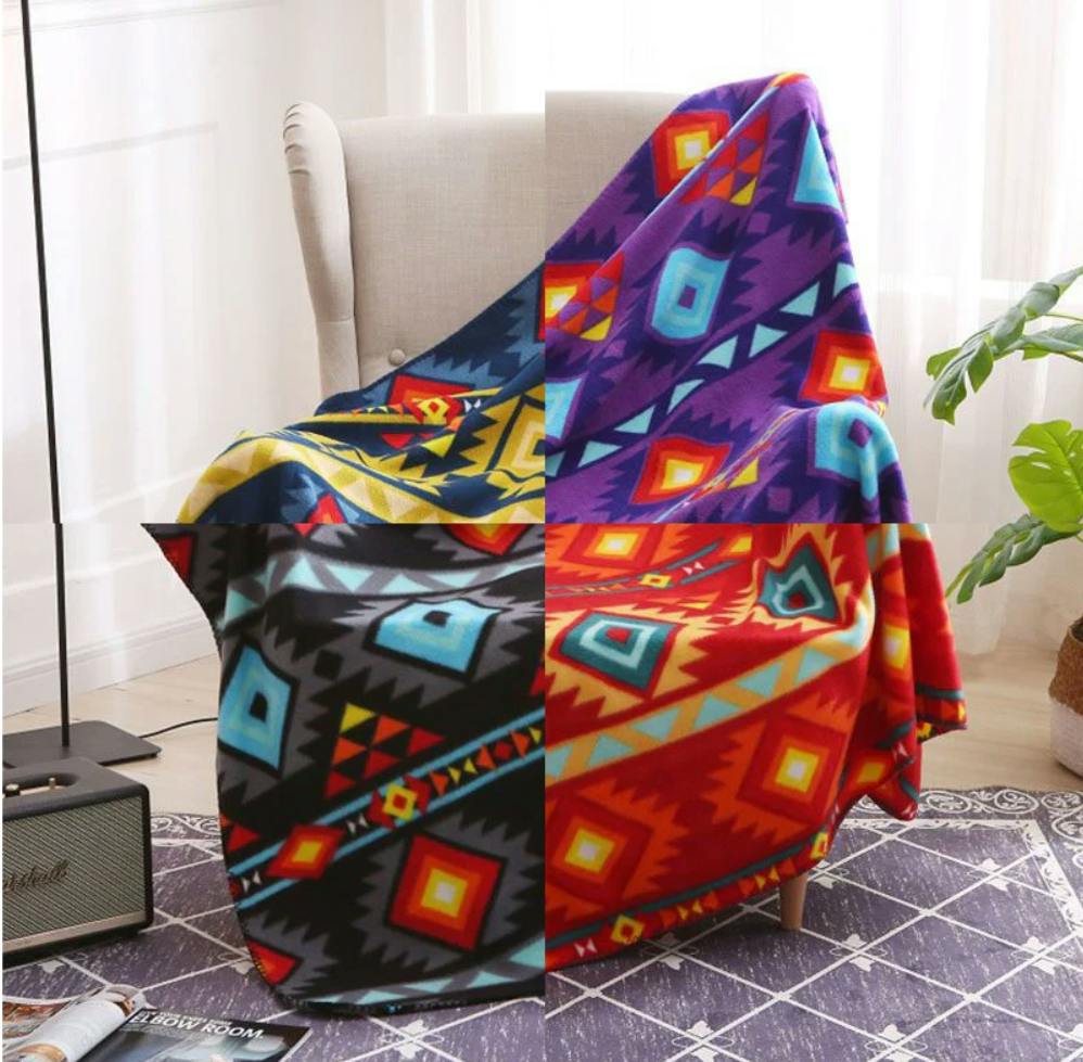 NU TRENDZ - Polar Fleece Blanket - 7 Lakes & Thunder Spirit Designs
