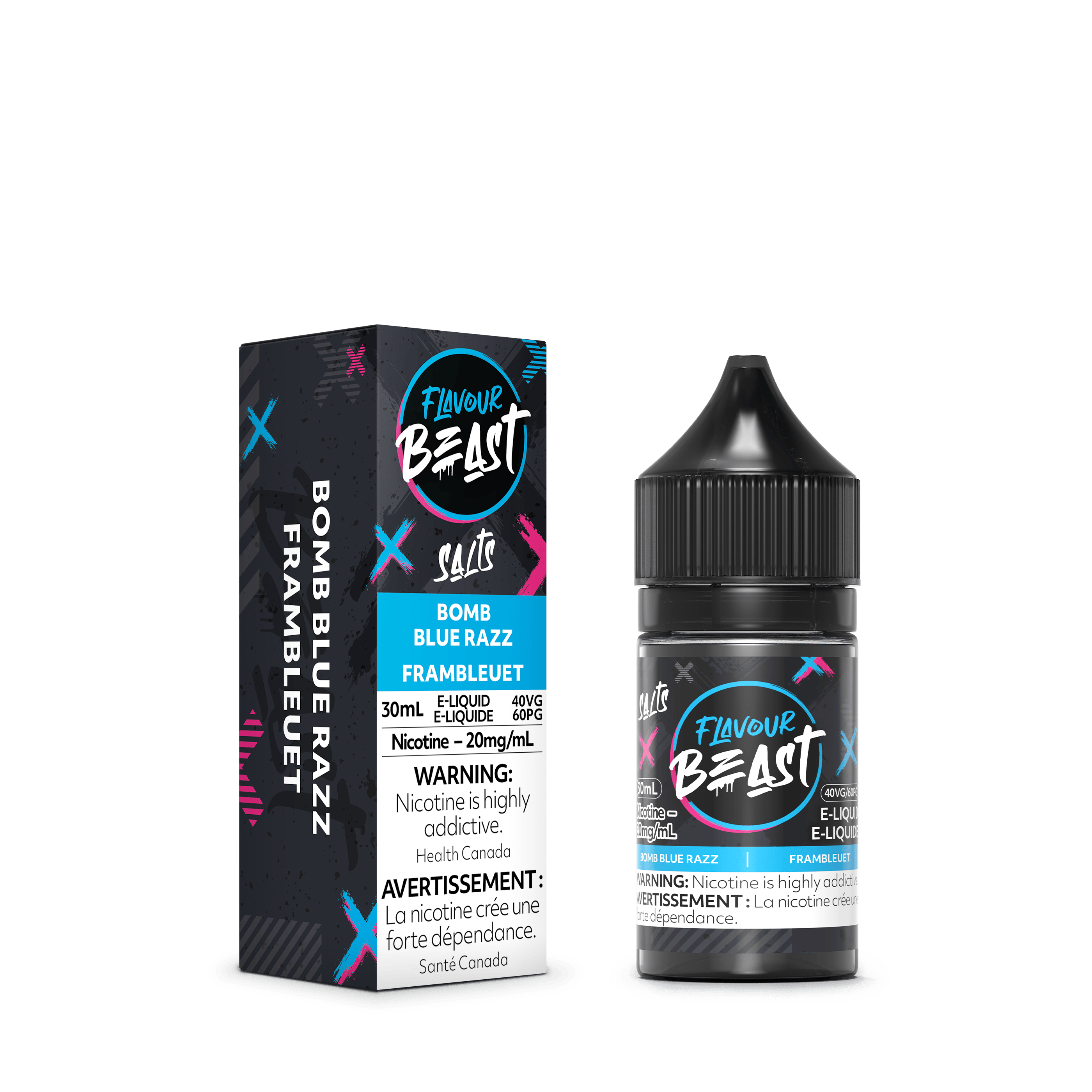 FLAVOUR BEAST (Salt Nic) Juice 30 ml BOMB BLUE RAZZ