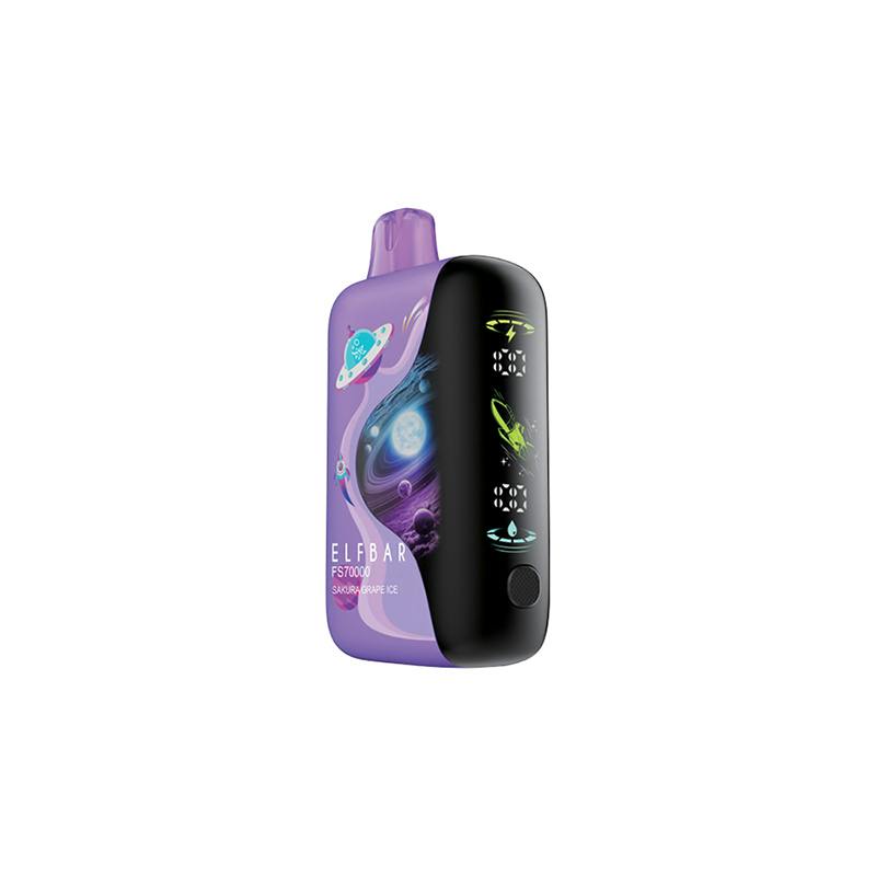 ELFBAR FS70K Disposable Vape 70k Puff SAKURA GRAPE ICE