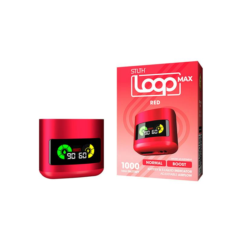 STLTH LOOP MAX - Device Battery RED