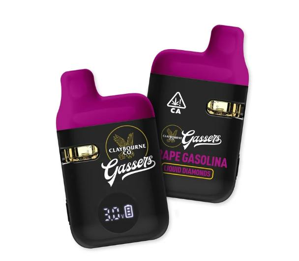 CLAYBOURNE GASSERS Grape Gasolina Liquid Diamond AIO 0.95g