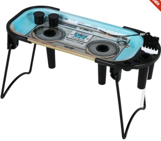PULSAR - Elevated Cone Rolling Tray Console - 9.25" x 7" - Boombox