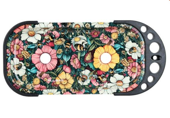 PULSAR - Elevated Cone Rolling Tray Console - 9.25" x 7" - Pollinator
