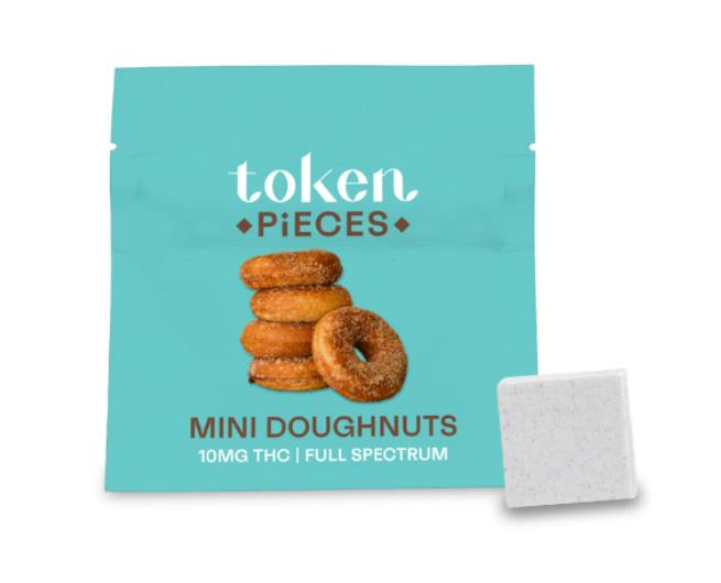 TOKEN PIECES Mini Doughnuts Vanilla Chocolate 1x10mg
