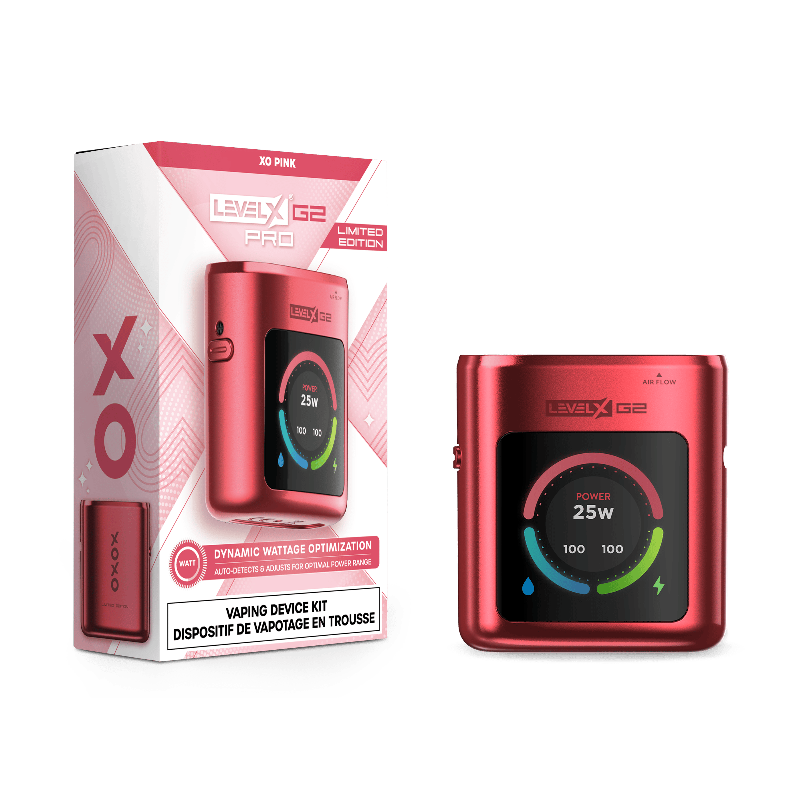 LEVEL X G2 Pro 1000 Device Kit XO PINK