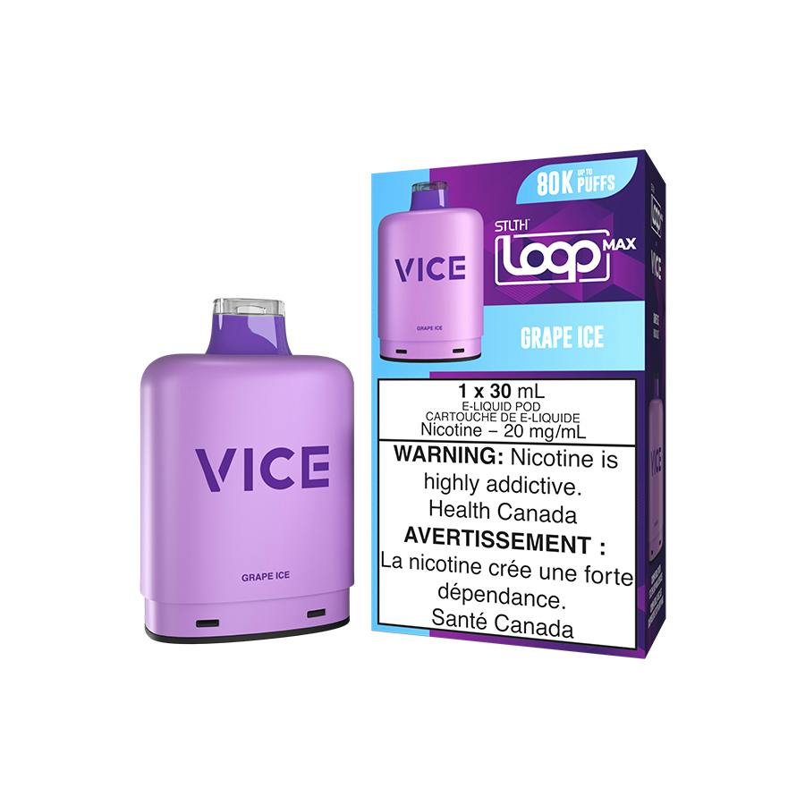 STLTH x VICE - Loop Max Pod 30ml GRAPE ICE