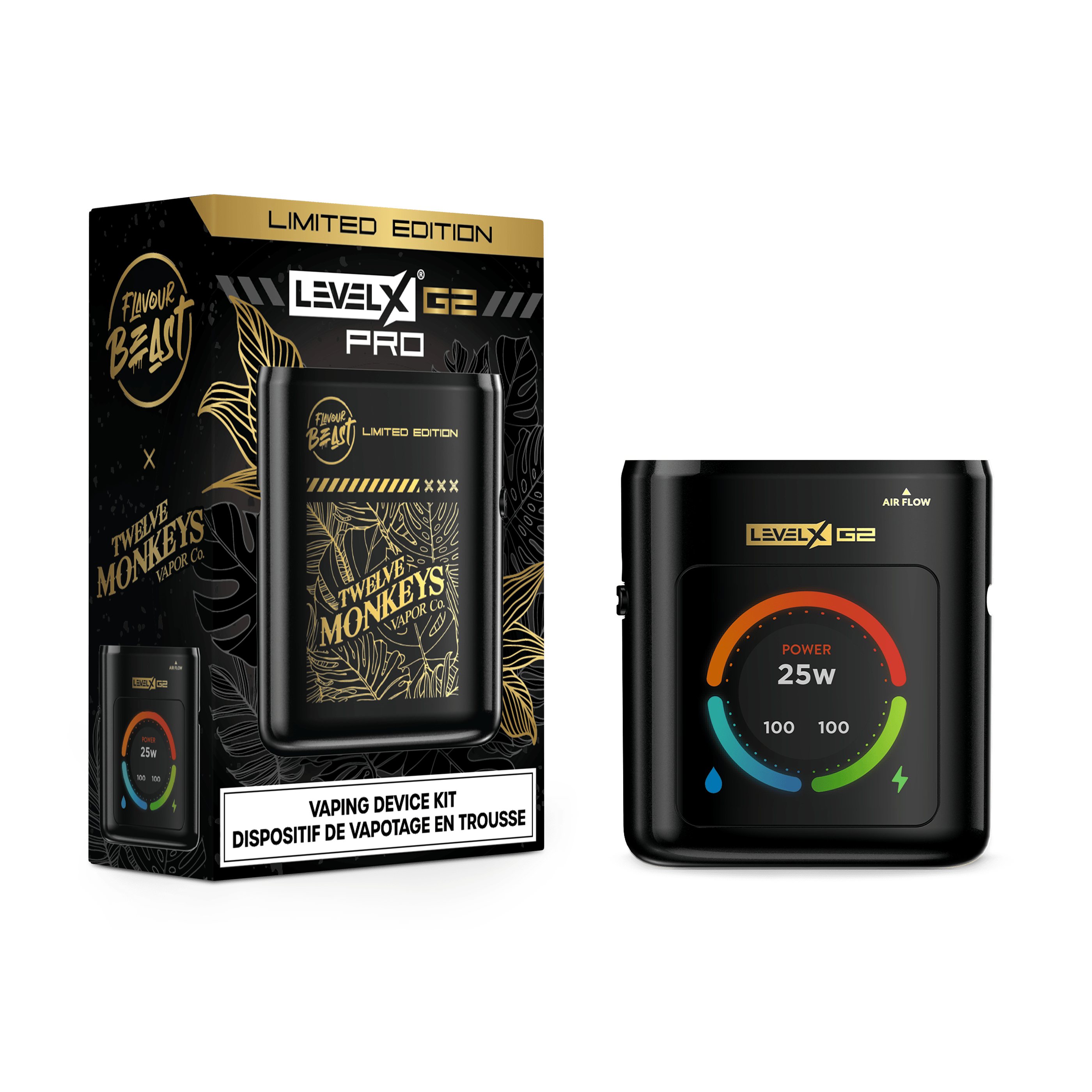 LEVEL X G2 Pro 1000 Device Kit FB x 12M GLOSS BLACK