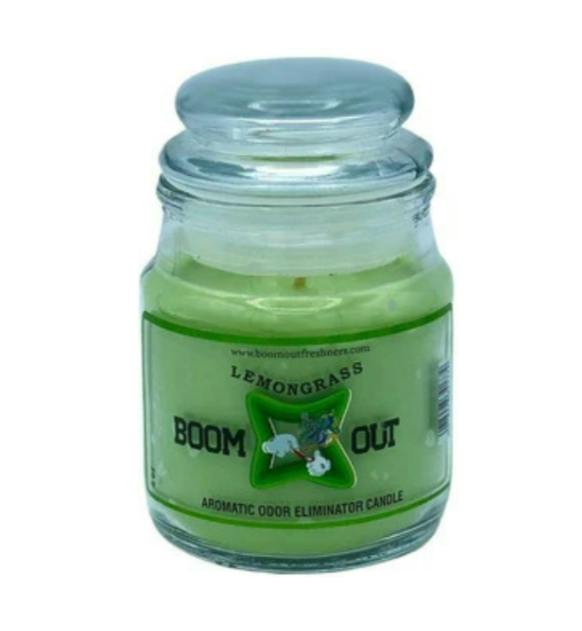 Boom Out Odor Eliminator Candle 4oz - Lemongrass