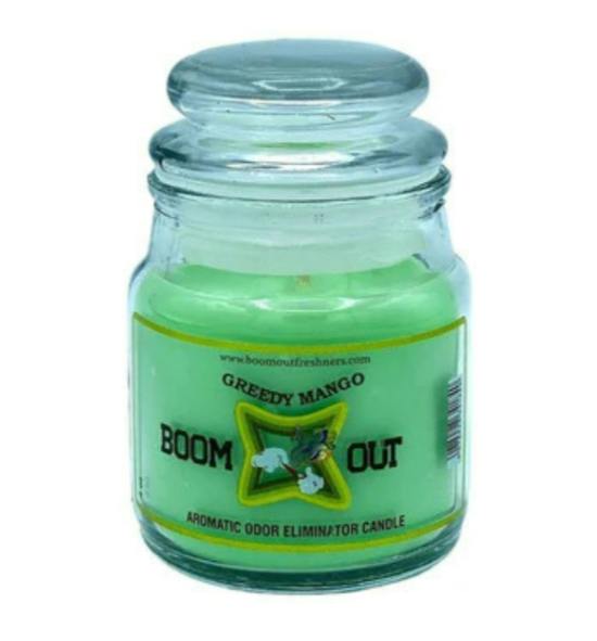 Boom Out Odor Eliminator Candle 4oz - Greedy Mango