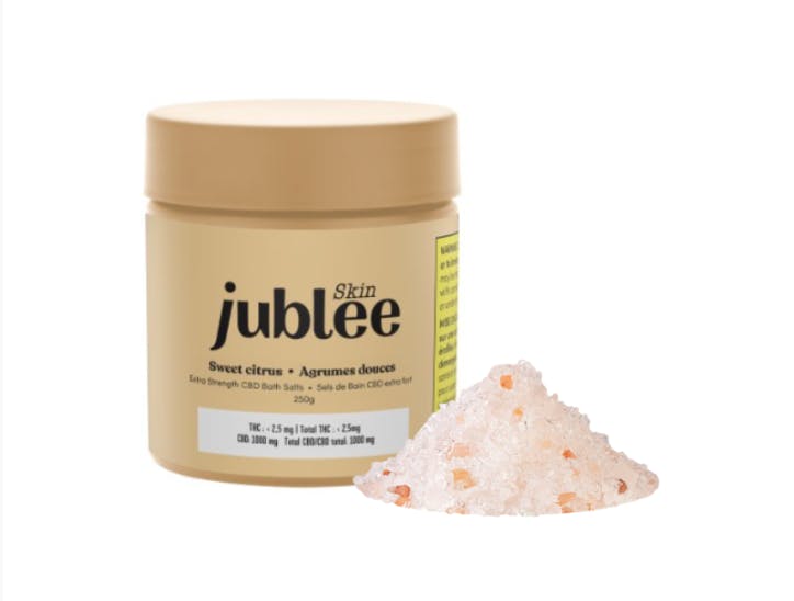 Sweet Citrus CBD Bath Salts 250g