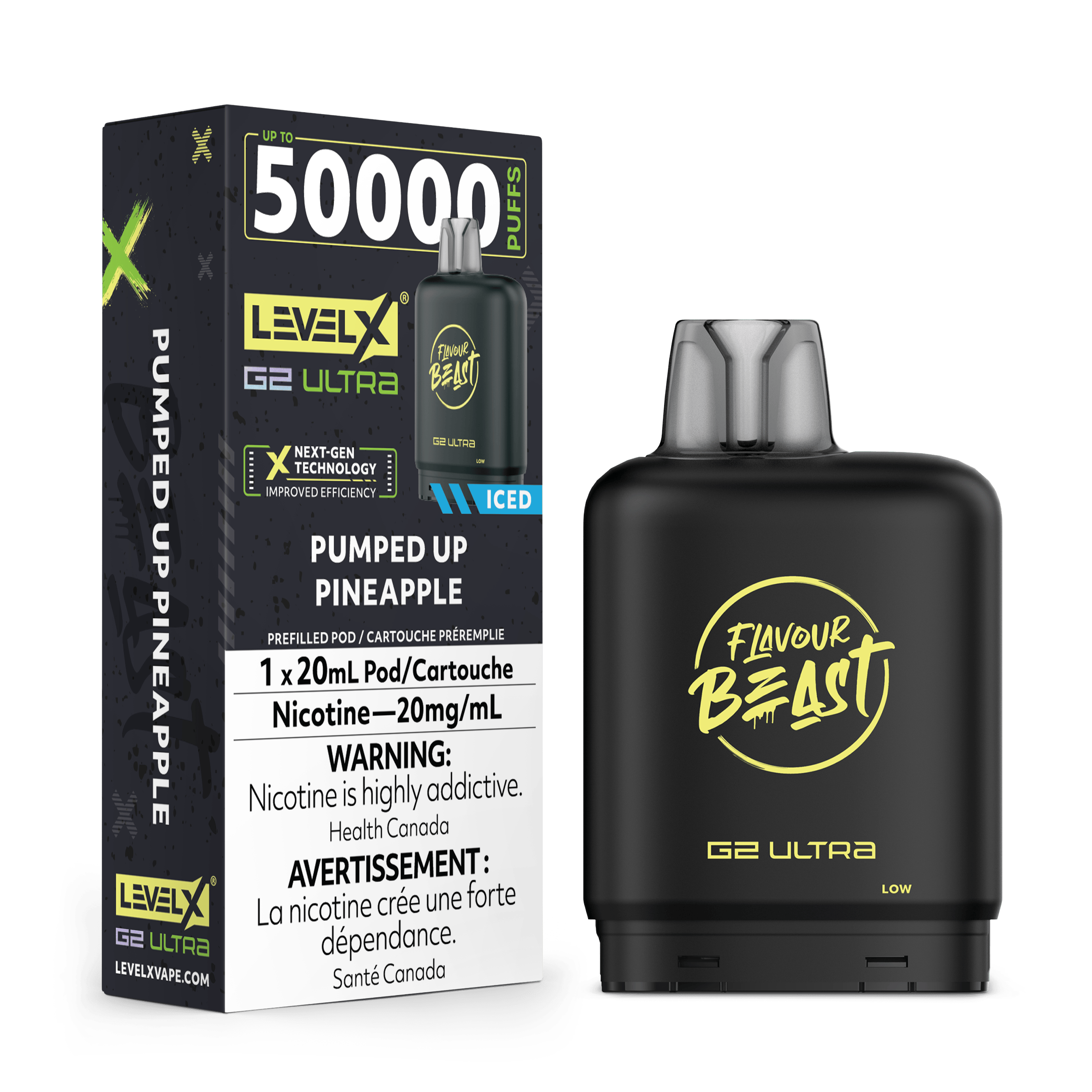 FLAVOUR BEAST (Level X) G2 Ultra Pod PUMPED UP PINEAPPLE