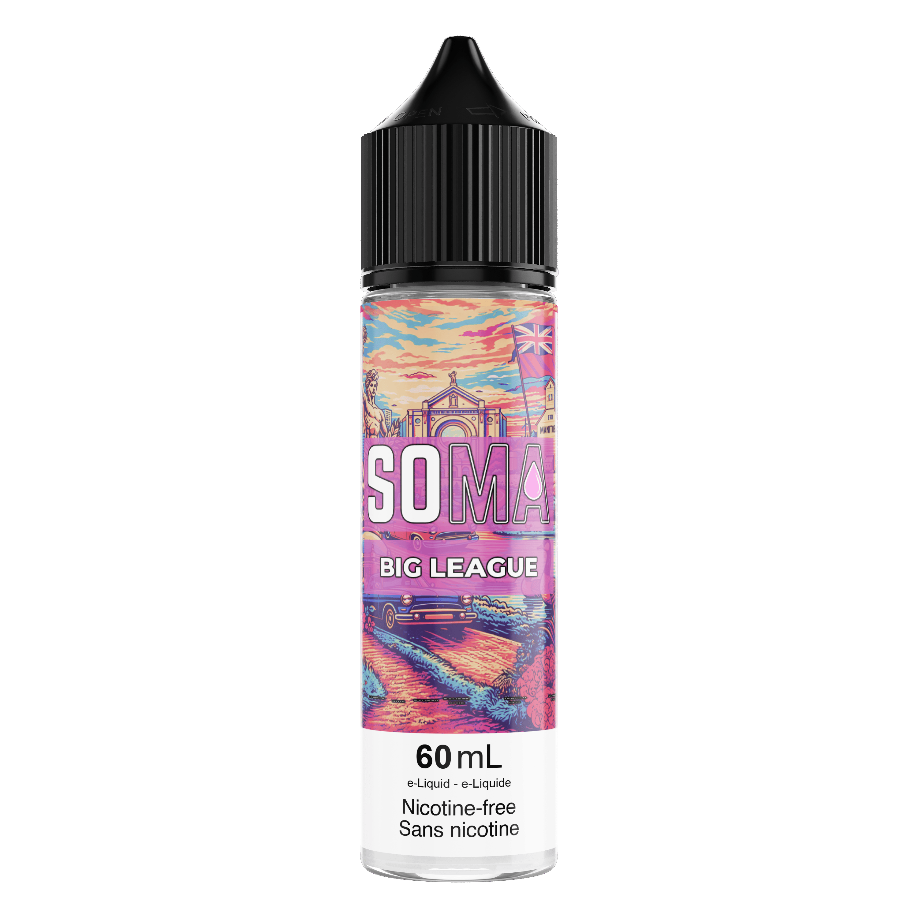 SOMA E-Juice BIG LEAGUE - 0mg, 60ml