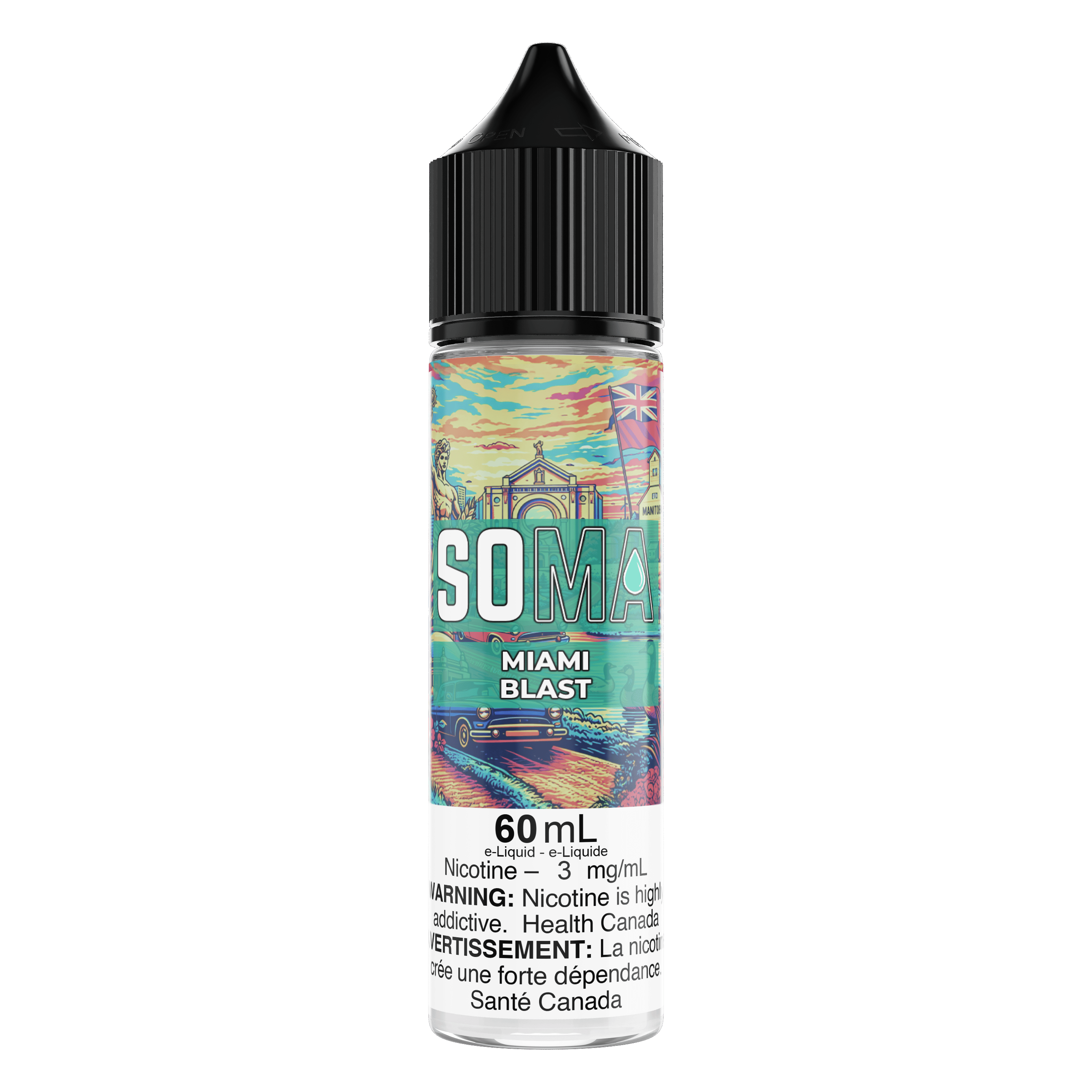 SOMA E-Juice MIAMI BLAST - 3mg, 60ml
