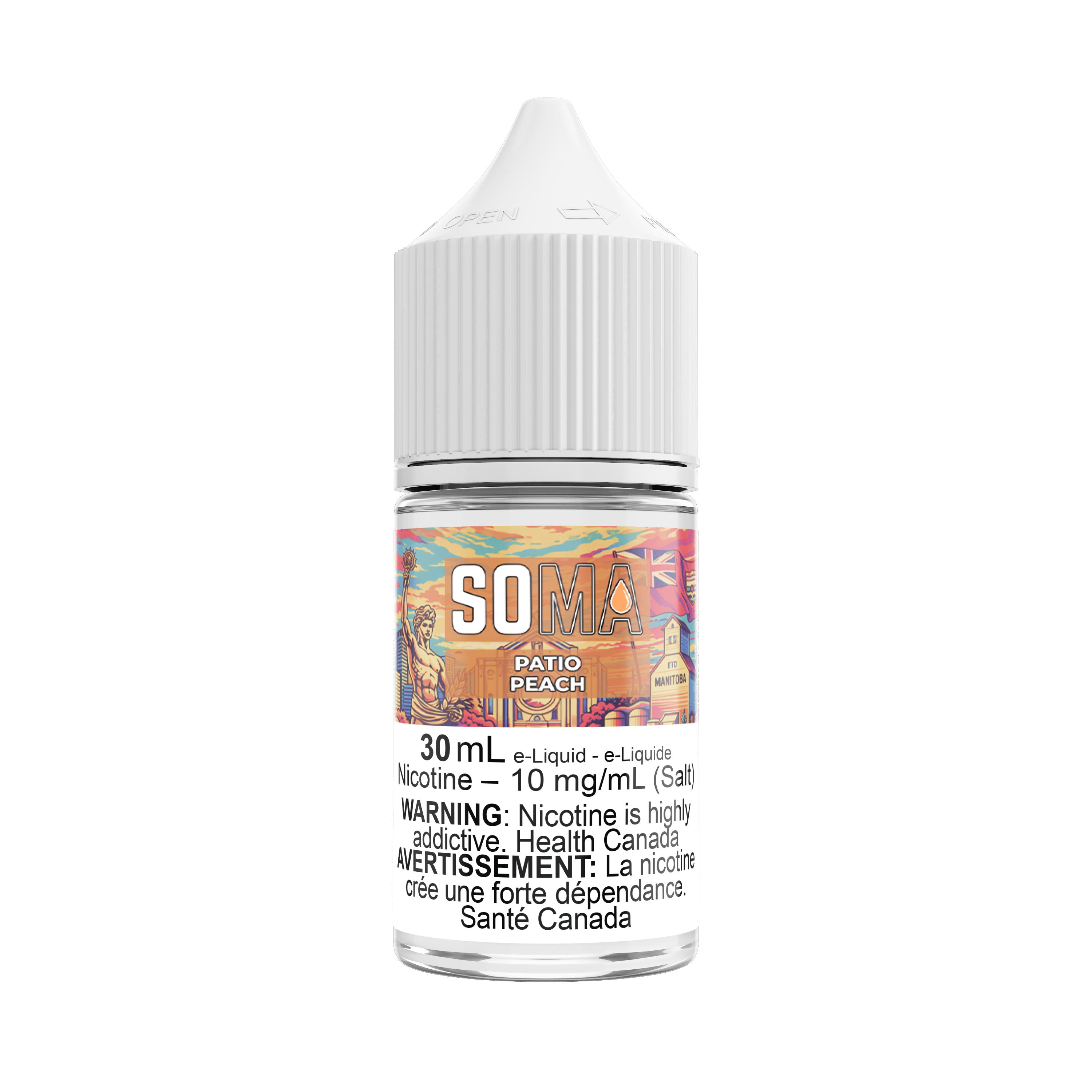 SOMA E-Juice PATIO PEACH - 20mg, 30ml