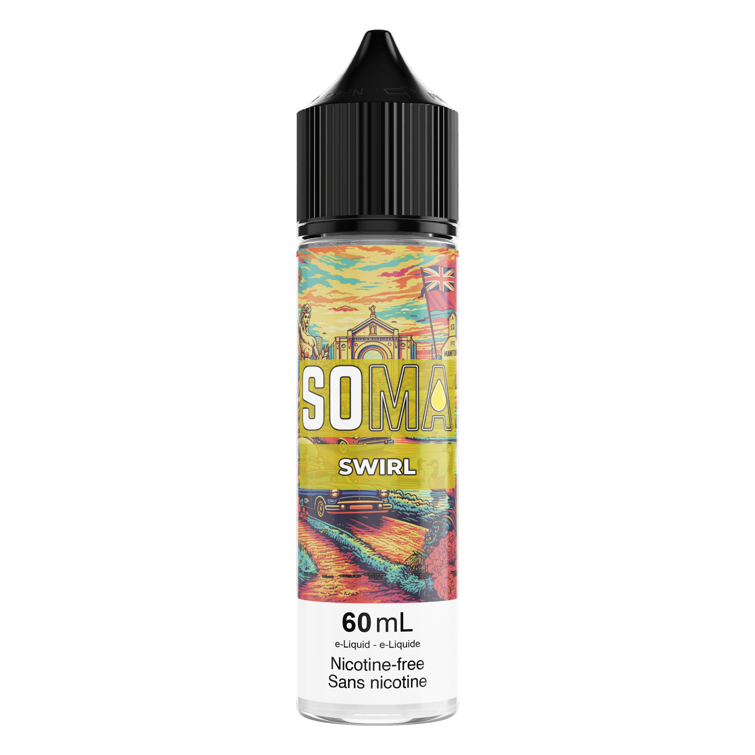 SOMA E-Juice SWIRL - 0mg, 60ml