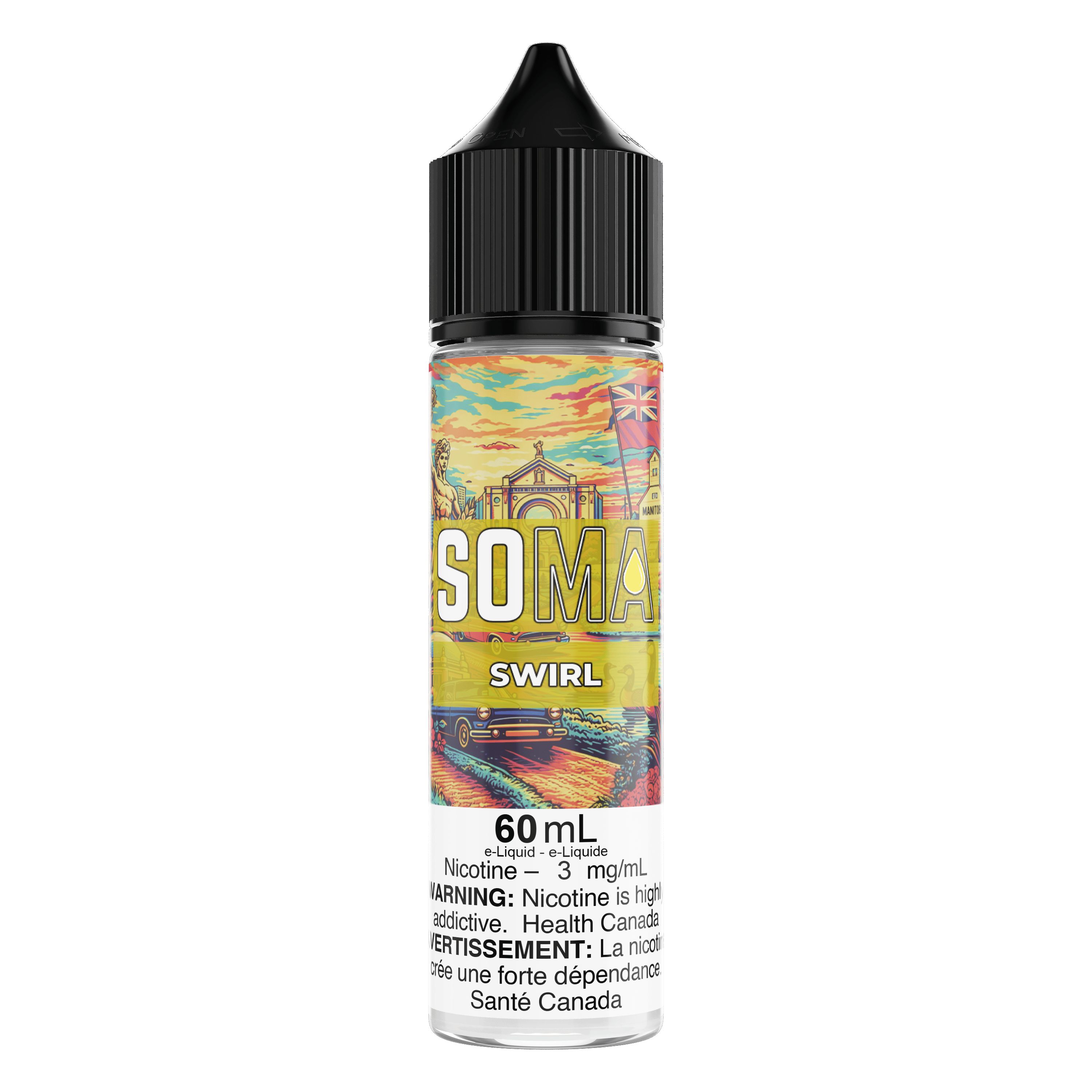 SOMA E-Juice SWIRL - 3mg, 60ml